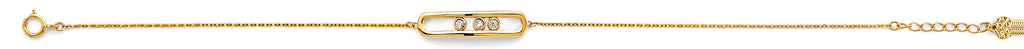 14K Yellow Gold Assorted Fancy Bracelet - AB849