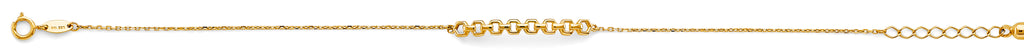 14K Yellow Gold Assorted Fancy Bracelet - AB850