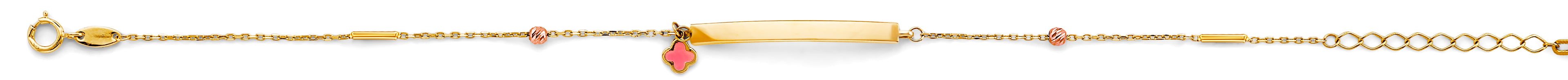 14K Yellow Gold Assorted Fancy Bracelet - AB851