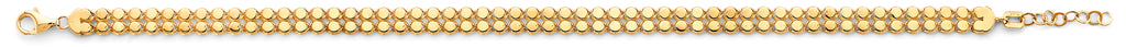 14K Yellow Gold Assorted Fancy Bracelet - AB860