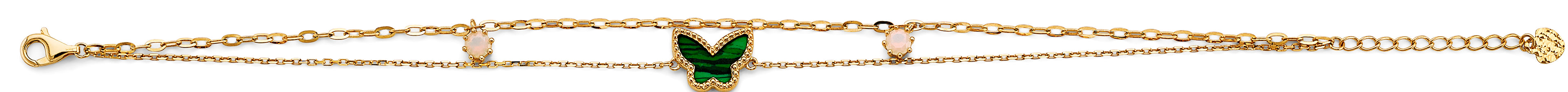 14K Yellow Gold Assorted Fancy Bracelet - AB886