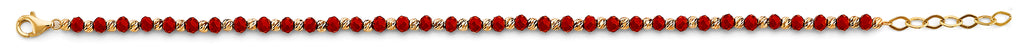 14K Yellow Gold Assorted Fancy Bracelet - AB888