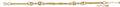 14K Yellow Gold Assorted Fancy Bracelet - AB891