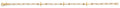 14K Yellow Gold Assorted Fancy Bracelet - AB894