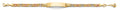 14K Yellow Gold Baby ID Bracelet - AB906