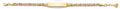 14K Yellow Gold Baby ID Bracelet - AB907