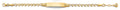 14K Yellow Gold Baby ID Bracelet - AB910