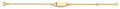 14K Yellow Gold Baby ID Bracelet - AB918