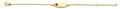 14K Yellow Gold Baby ID Bracelet - AB919