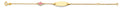 14K Yellow Gold Baby ID Bracelet - AB922