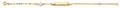 14K Yellow Gold Baby ID Bracelet - AB924