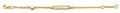 14K Yellow Gold Baby ID Bracelet - AB930