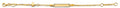 14K Yellow Gold Baby ID Bracelet - AB931