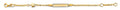 14K Yellow Gold Baby ID Bracelet - AB932