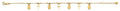14K Yellow Gold Assorted Fancy Bracelet - AB935