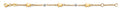 14K Yellow Gold Baby ID Bracelet - AB938
