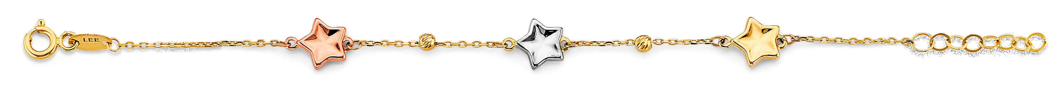 14K Yellow Gold Baby ID Bracelet - AB942