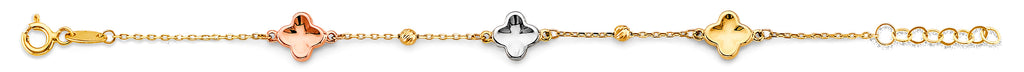 14K Yellow Gold Baby ID Bracelet - AB943