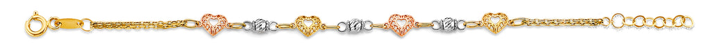 14K Yellow Gold Baby ID Bracelet - AB944