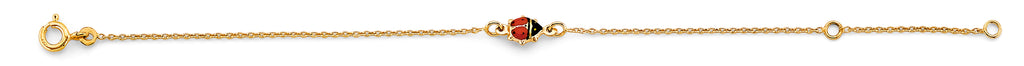 14K Yellow Gold Baby ID Bracelet - AB947