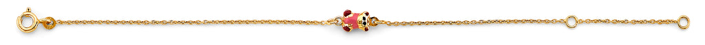 14K Yellow Gold Baby ID Bracelet - AB950