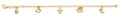 14K Yellow Gold Baby ID Bracelet - AB952