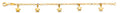 14K Yellow Gold Baby ID Bracelet - AB954