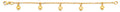 14K Yellow Gold Baby ID Bracelet - AB955
