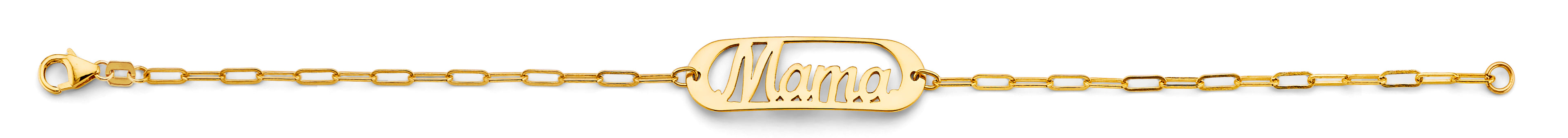 14K Yellow Gold Assorted Fancy Bracelet - AB959