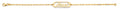 14K Yellow Gold Assorted Fancy Bracelet - AB960