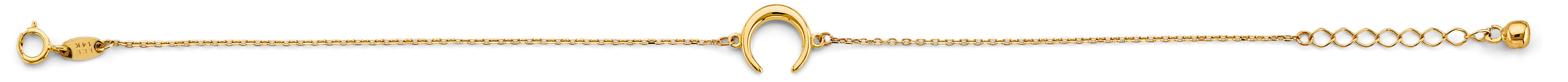 14K Yellow Gold Assorted Fancy Bracelet - AB962