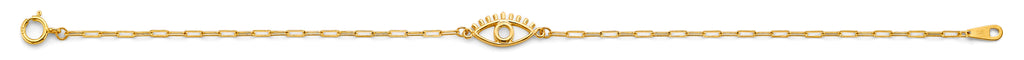 14K Yellow Gold Assorted Fancy Bracelet - AB963