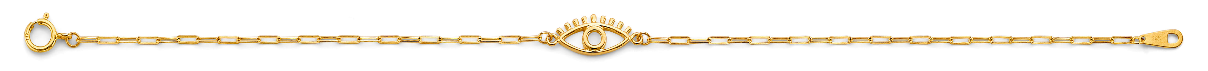 14K Yellow Gold Assorted Fancy Bracelet - AB963