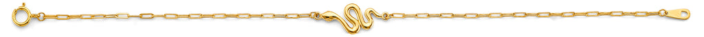 14K Yellow Gold Assorted Fancy Bracelet - AB964