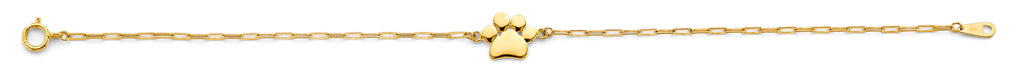 14K Yellow Gold Assorted Fancy Bracelet - AB965