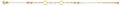 14K Yellow Gold Assorted Fancy Bracelet - AB968