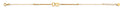 14K Yellow Gold Assorted Fancy Bracelet - AB969