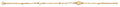 14K Yellow Gold Assorted Fancy Bracelet - AB972