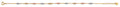 14K Yellow Gold Assorted Fancy Bracelet - AB976