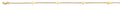 14K Yellow Gold Assorted Fancy Bracelet - AB981