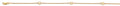 14K Yellow Gold Assorted Fancy Bracelet - AB982