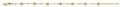 14K Yellow Gold Assorted Fancy Bracelet - AB983
