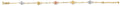 14K Yellow Gold Assorted Fancy Bracelet - AB991