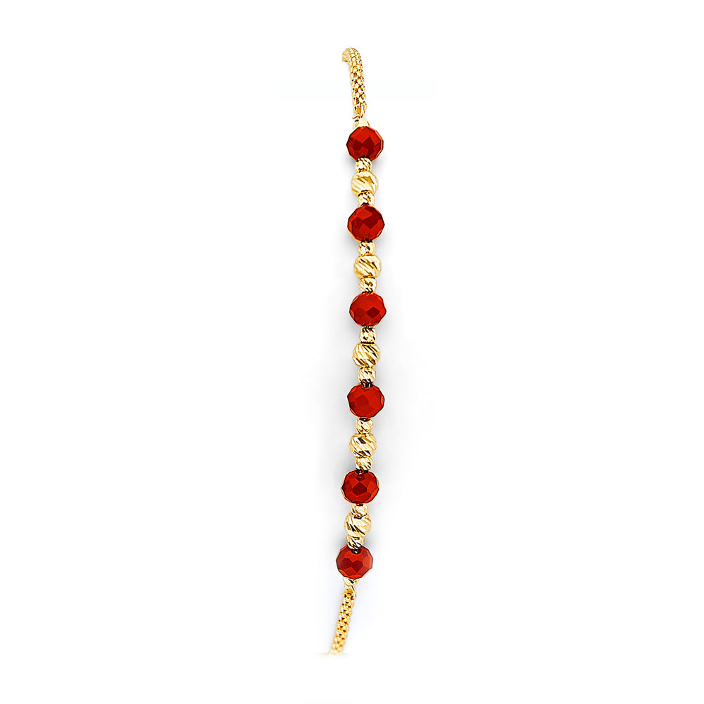 14K Yellow Gold Friendship Bracelet - AB1000