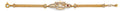 14K Yellow Gold 15 Años & Lucky Bracelet - AB1023