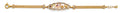 14K Yellow Gold 15 Años & Lucky Bracelet - AB1024