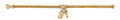 14K Yellow Gold 15 Años & Lucky Bracelet - AB1031