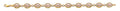14K Yellow Gold Religious Bracelet - AB1038