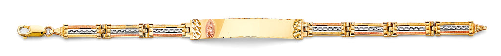 14K Yellow Gold Religious Bracelet - AB1039