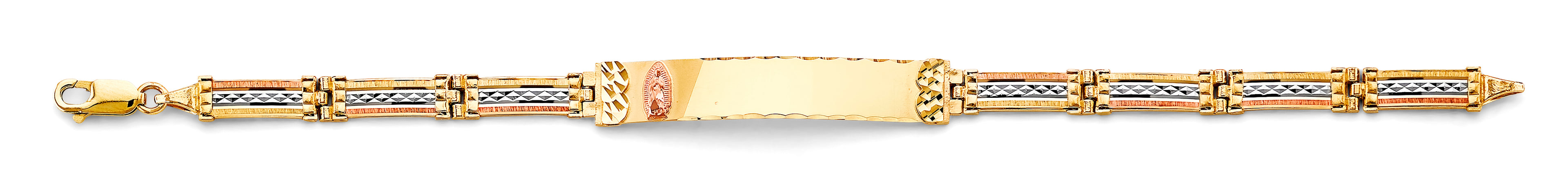 14K Yellow Gold Religious Bracelet - AB1039